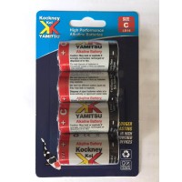 Kockney Koi Alkaline C Batteries - 4 Pack